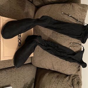 ASOS Thigh high black boots